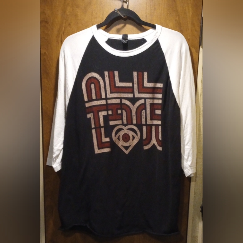 All Time Low baseball tee